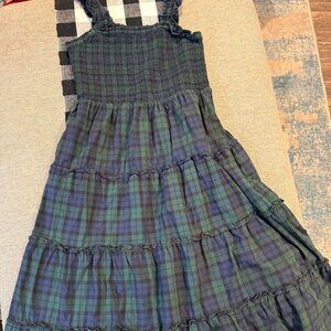 NOT AVAIL J Crew Women's Plaid Maxi Dress Size Small Like New